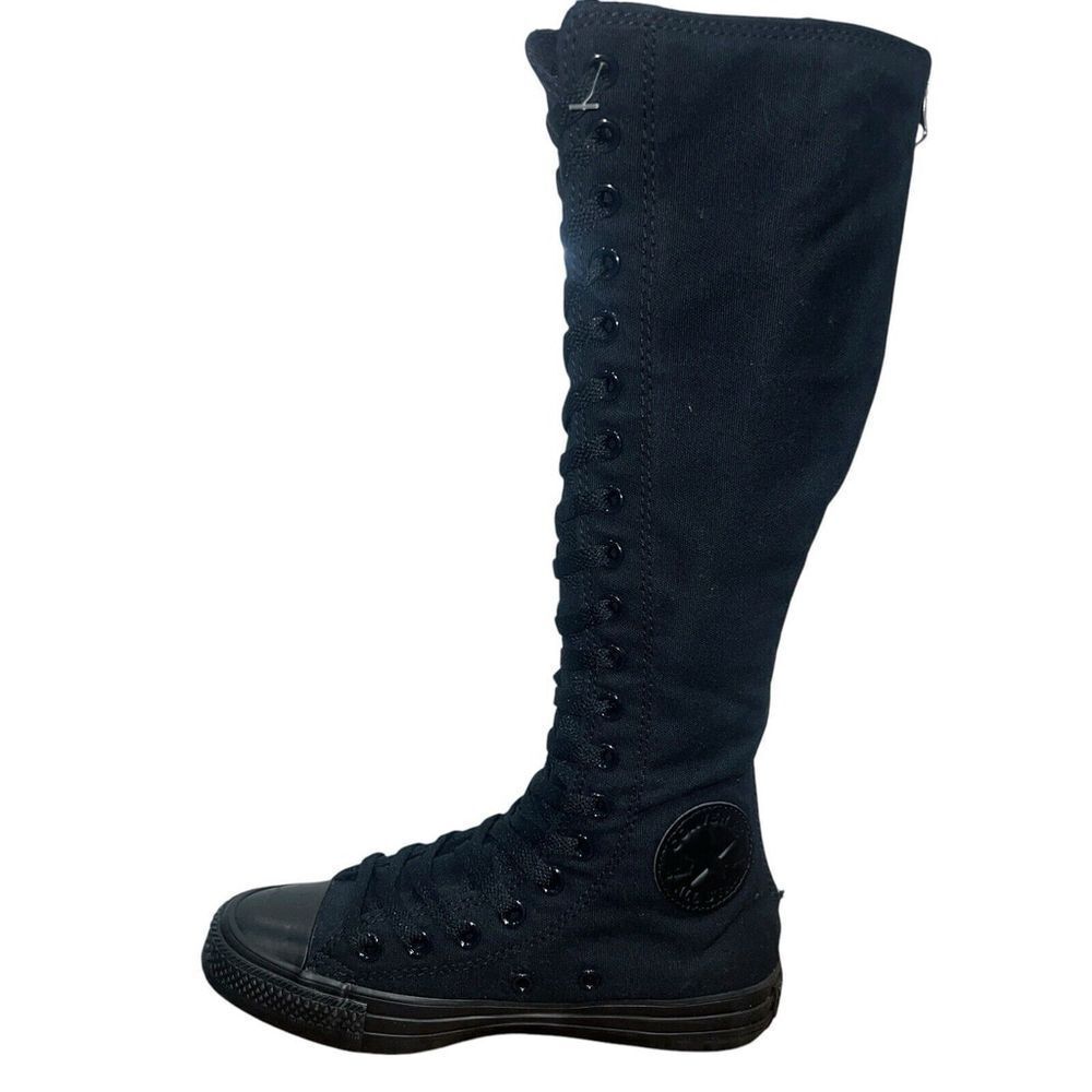 New Converse Chuck Taylor All Star XX-Hi Sneaker All Black XXHi Extra High RARE - Picture 8 of 9